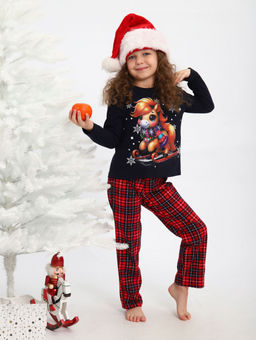 ПЖ064 Пижама Лошадка (синий) - Милаша фото 6