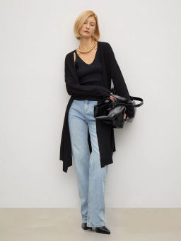 Кардиган из трикотажа