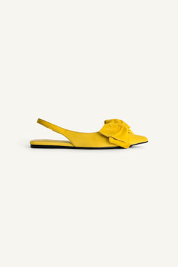 ZAPATO DESTALONADO MAXI LAZO LIMITED EDITION / Amarillo - Zara фото 6