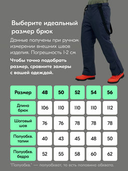 Горнолыжный костюм мужской зимний темно-синего цвета 394TS - Leifensh фото 6