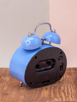 Часы-будильник "Transport", blue (13,5х12 см)