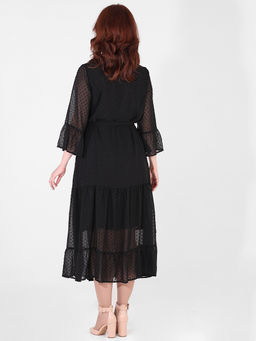 Платье черное длинное нарядное - Almond фото 10