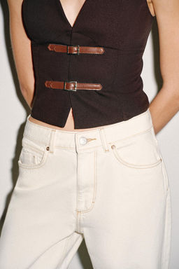 TOP TRABILLAS / Marr?n - Zara фото 4