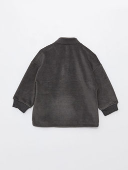 Dik Yaka Uzun Kollu Polar Erkek Bebek Sweatshirt - Waikiki фото 2