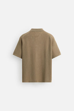 RELAXED FIT KNIT SHIRT - Zara фото 7