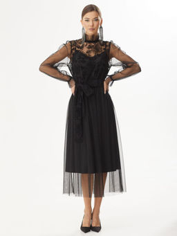 Платье Kaloris 2240W-Р черный  фото 4