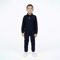 Комбинезон детский флисовый темносиний