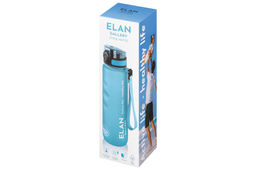 Бутылка для воды 1000 мл 7,8*7,8*28,5 см "Style Matte" с углублениями д/пальцев голубая пастель