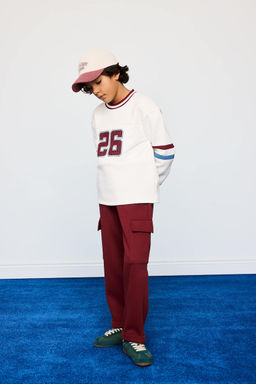 Loose Fit Kargo Cepli Beli Lastikli E_ofman Alt_ Erkek _ocuk