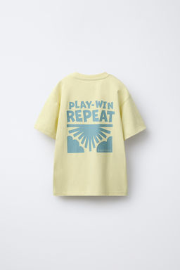 PLAIN T-SHIRT WITH PATCH APPLIQU_ - Zara фото 2