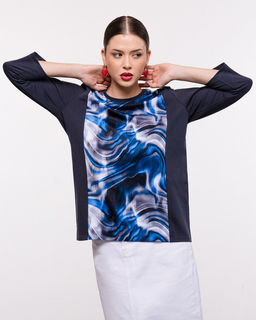 авторский лонгслив Футер 2-х нитка - Elena sorti фото 8