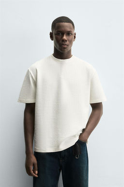 COMFORT SEERSUCKER T-SHIRT - Zara фото 2