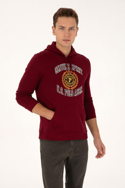 Erkek Bordo Sweatshirt