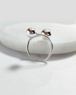 Кольцо с белым серебрением - Vel vett фото 5