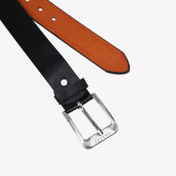 Ремень мужской, ширина 3.5 см, винт, пряжка металл, цвет чёрный - Simaland фото 2