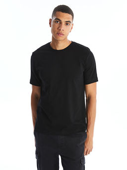 Bisiklet Yaka K?sa Kollu Penye Erkek Ti??rt