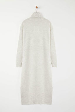 Tas*001 Ic Gostermeyen Maxi Genis Kal?p Yumusak Dokulu Duz Triko Elbise TWOAW24EL00056