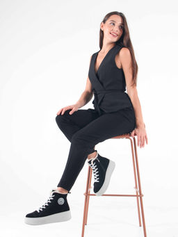 Ботинки 217.ALTAgr. черный замша/Шерсть