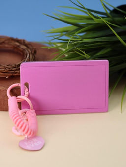 Футляр для карт с брелком "Camera", pink