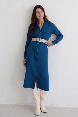 Платье-рубашка с английским воротником - Martichelli фото 25