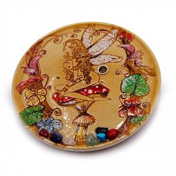 Подставка под благовония Лесная Фея символ счастья и неожиданного везения ручная роспись