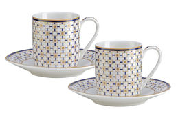 Набор чашек с блюдцами Charles, 0,08 л, 2 шт