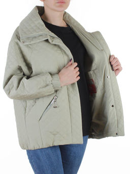 BM8819 OLIVE Куртка демисезонная женская (50 гр. синтепон)