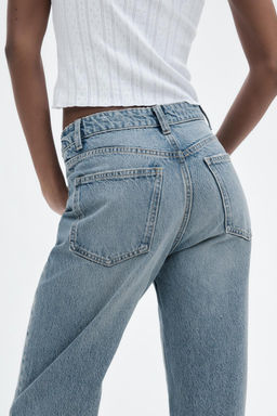 TRF MOM FIT HIGH-WAIST JEANS - Zara фото 3