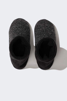 Мужские домашние ботинки на плоской подошве - Defacto фото 6