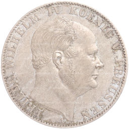 1 союзный талер 1860 года A Пруссия