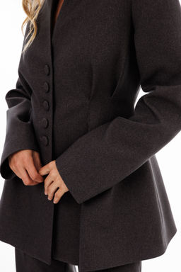 Жакет Eola 2924 из полиэстера и вискозы X-образного силуэта  фото 6