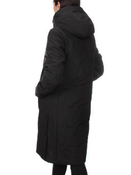 1120 BLACK Пальто зимнее облегченное женское (холлофайбер 150 гр.) - Fashion фото 5