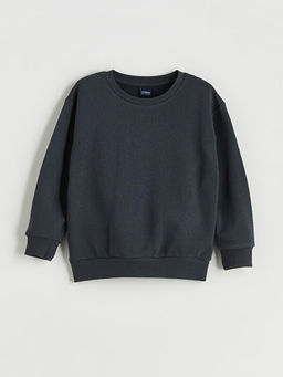 Bisiklet Yaka Erkek ?ocuk Sweatshirt