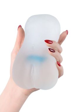 Мастурбатор реалистичный TOYFA Juicy Pussy Hot Crystal, TPE, 14,5 см  фото 5