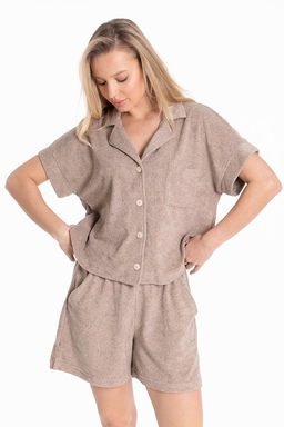 Пижама М324232к кофейный - Елена фото 3