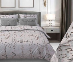 Простыня на резинке 120*200 см, бязь "Комфорт", борт 25 см (Креатив, серо-бежевый)