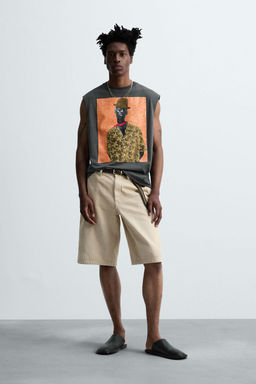 BAGGY FIT BERMUDA SHORTS  OTIS KWAME KYE QUAICOE - Zara фото 11