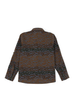 Рубашка с длинным рукавом антрацитового цвета для мальчика - U.s. polo assn фото 2