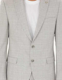 Gri Ex. Slim Fit Tak_m Elbise