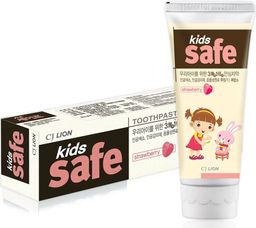 LION KIDS SAFE 90g Детская зубная паста со вкусом клубники