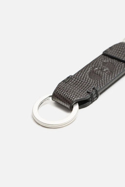 LOBSTER CLASP LEATHER KEY RING - Zara фото 5
