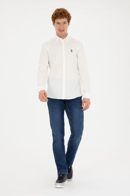 U. S. Polo Assn / Мужская рубашка с длинным рукавом Stone - U.s. polo assn фото 4