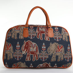 Сумка дор L-082, 52*20*34, 2 отд на молниях, дл ремень, гобелен - Simaland фото 3