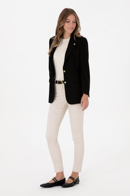 Kad_n Siyah Ceket Sepette S_rpriz _ndirim - U.s. polo assn фото 4