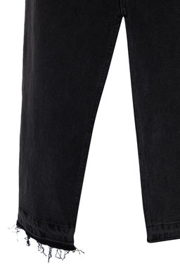 TRENDYOLMILLA Koyu Mavi More Sustainable Y?rtmacl? Maxi Denim Etek TWOSS23ET00289 фото 10