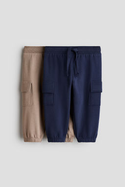 Pack de 2 joggers cargo