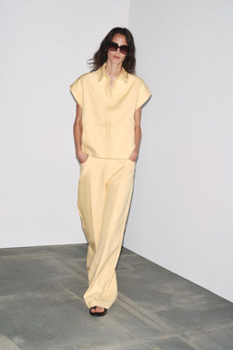 ZW COLLECTION WIDE-LEG TROUSERS - Zara фото 4