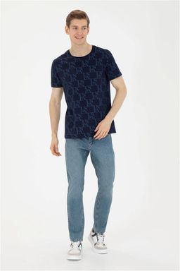 Мужская темно-синяя футболка - U.s. polo assn фото 4