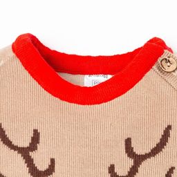 Комбинезон вязаный Крошка Я X-mas рост 62-68 см фото 2