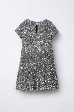 RUFFLED SEQUIN DRESS - Zara фото 2